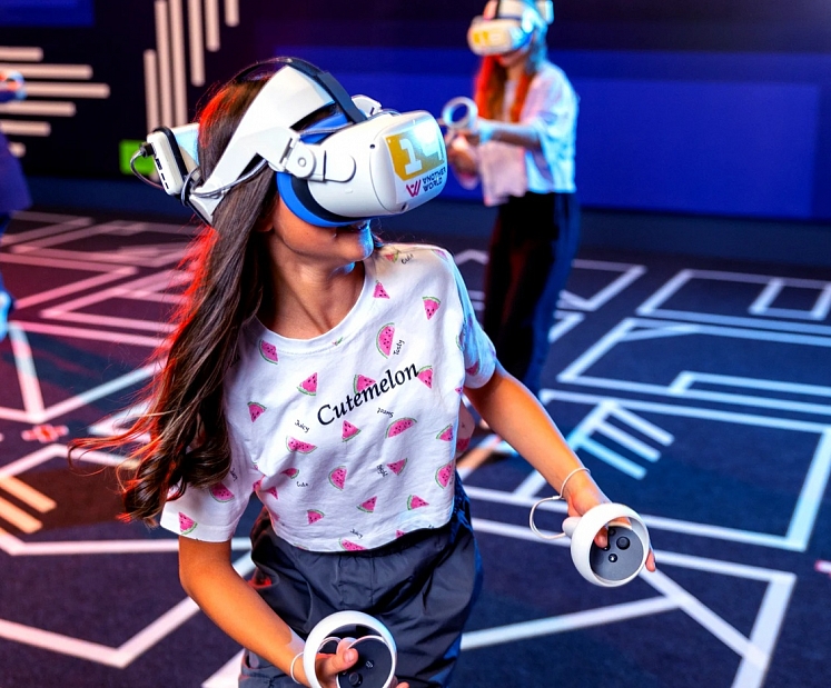 Skolēnu ekskursija VR arēnā Piņķos netālu no Jūrmalas