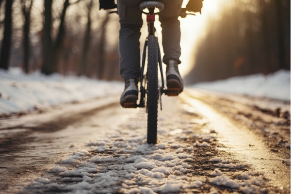 Kā izvairīties no traumām, ziemā pārvietojoties ar velosipēdu vai skrejriteni?