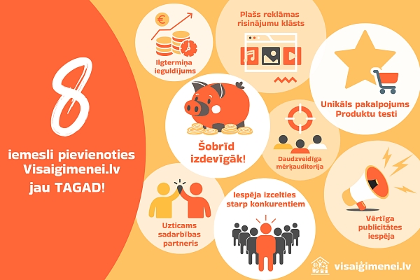 Kāpēc pievienoties Visaigimenei.lv jau tagad? 8 ieguvumi biznesam