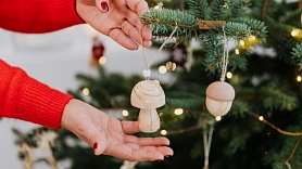 Kā 2025. gadā stilīgi izrotāt Ziemassvētku eglīti – dabas akcenti, minimālisms vai mežģīnes
