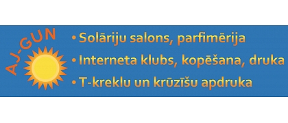 SIA Aj-Gun Riga, reklāmas suvenīri, T-kreklu un krūzīšu apdruka