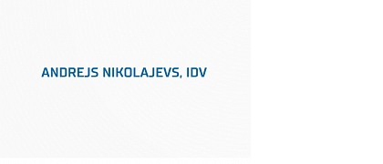 Andrejs Nikolajevs, IDV