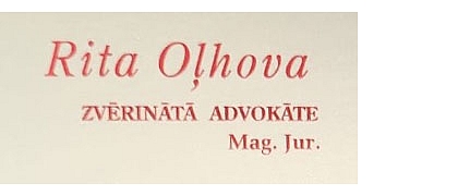 Oļhova R., individuāli praktizējoša zvērināta advokāte