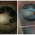 Rūpnieciskās ventilācijas tīrīšana ražošanas telpām