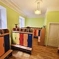 Bērnudārza garderobe bērniem.