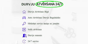 AUTOMAŠĪNU DURVJU ATVĒRŠANA