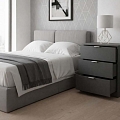 Moskos pelēkā kumode
