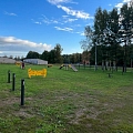 Suņu apmācību un pastaigu laukuma izbūve