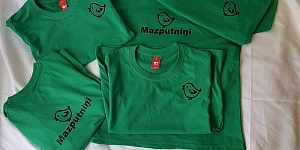 Apģērbs ar apdruku