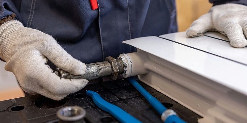 Apkures sistēmu montāža