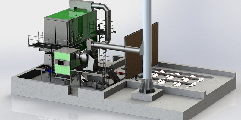 Industriālie apkures katli: šķeldas, malkas, granulu; zaļā siltumenerģija