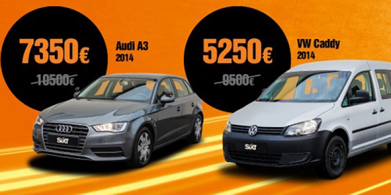 SIXT lietoto auto noliktavas izpārdošana