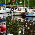 Buru laivas piestātnes osta Riga Daugava Latvia