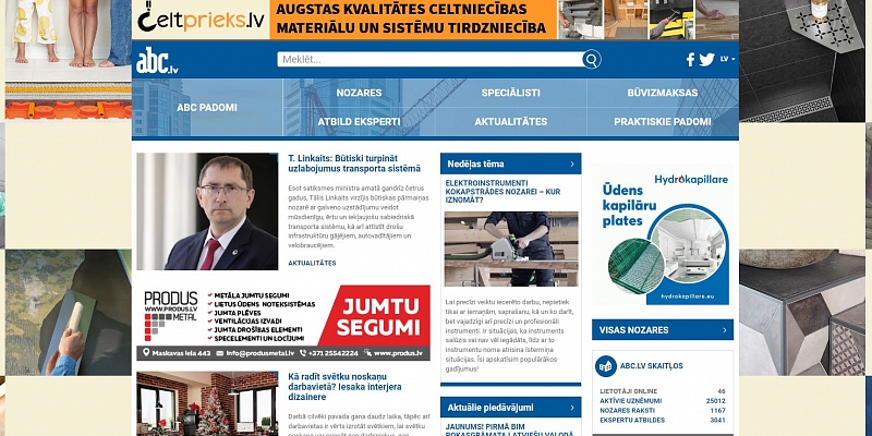 Būvniecības portāls ABC.lv