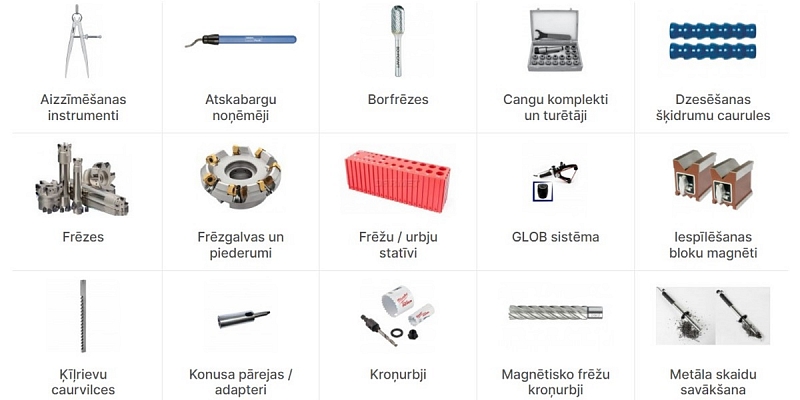 Metālapstrādes instrumenti