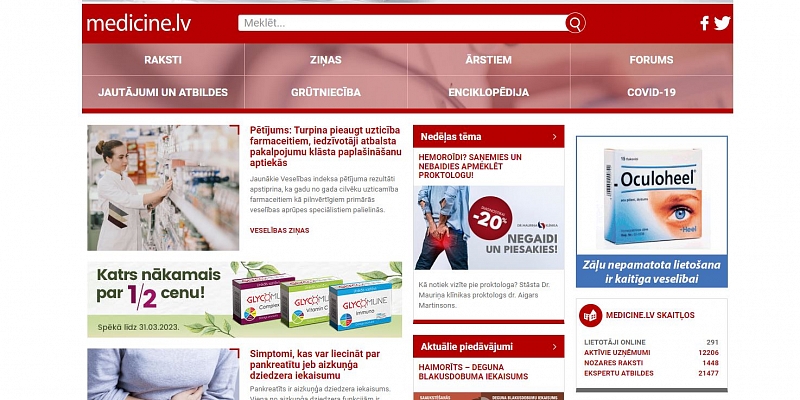 Medicīnas nozares vadošais interneta medijs