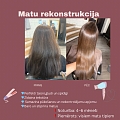 Aukstā botoksa procedūra bojātu un sausu matu kopšanai.