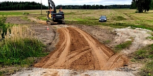 Grants ceļu būvniecība