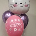 Balonu kompozīcija meitenei